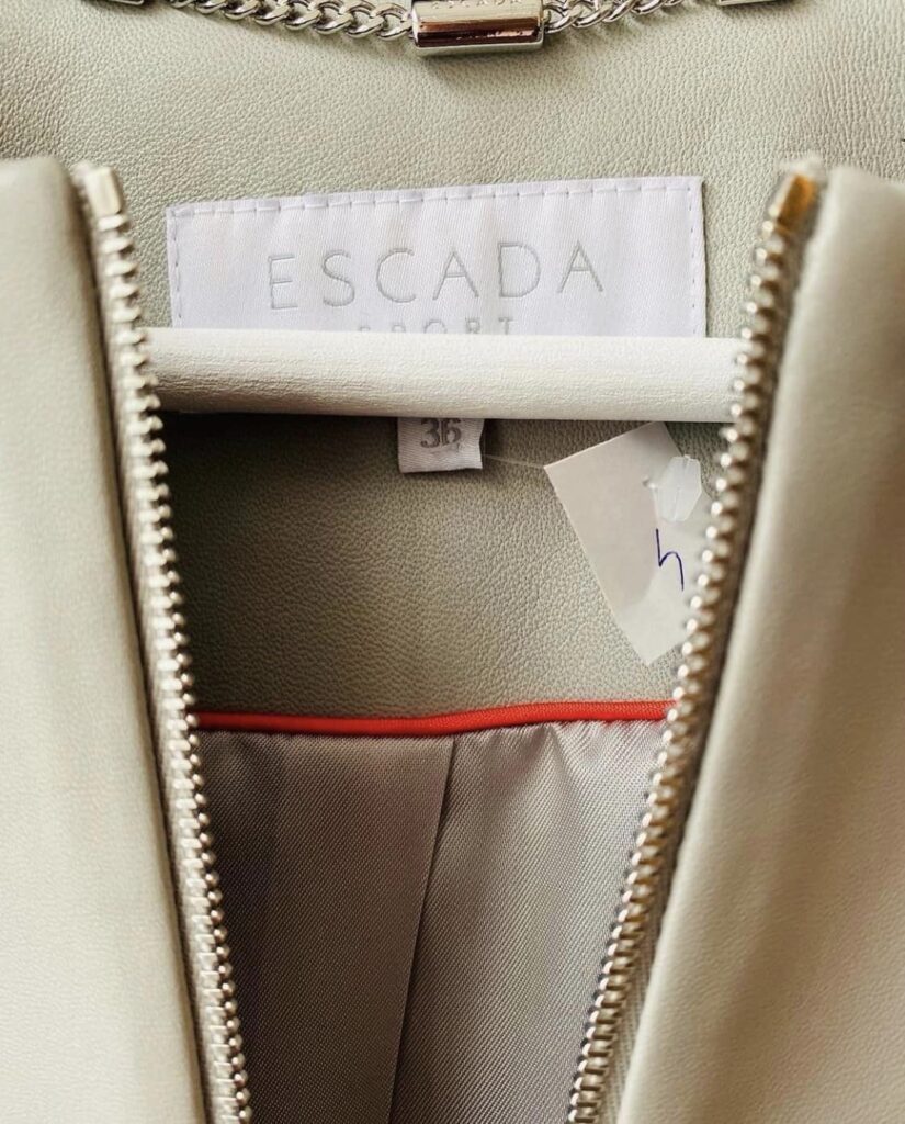 Kurtka skórzana Escada Sport Roz 36