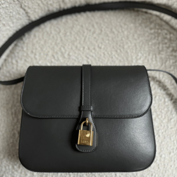 Celine Tabou leather bag Szara
