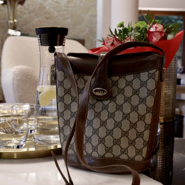 Gucci Vintage bucket monogram GG