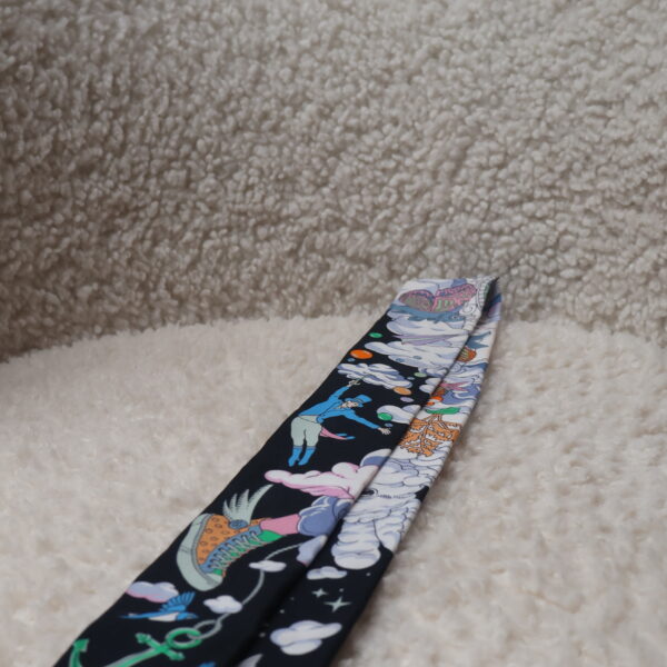 Apaszka Twilly Hermès czarna