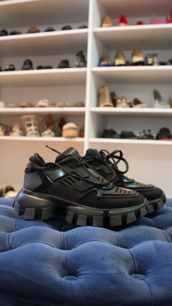 Prada Cloudbust Thunder Czarne sneakersy