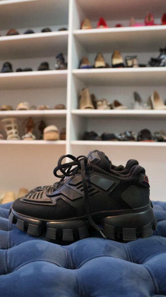 Prada Cloudbust Thunder Czarne sneakersy