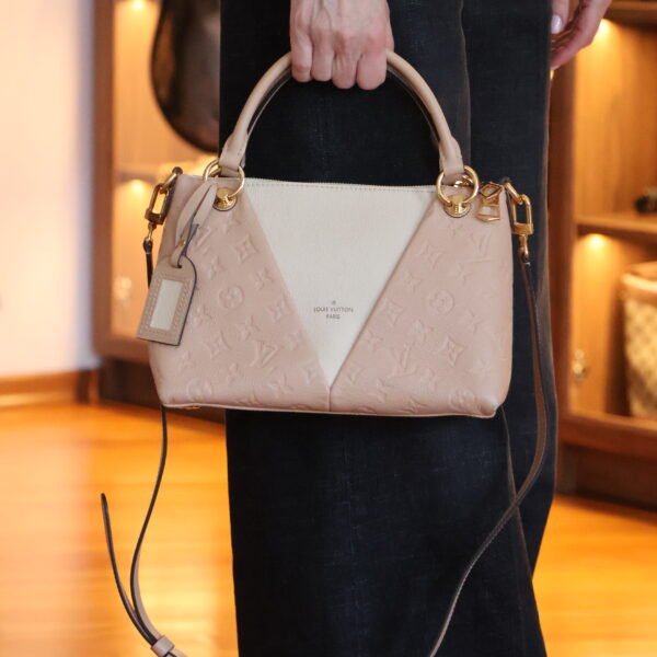 Louis Vuitton Beige Rose Creme Monogram