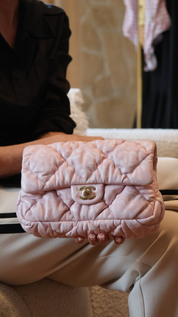 Chanel Beachwear small pink calfskin leather