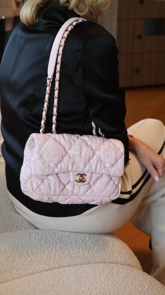 Chanel Beachwear small pink calfskin leather