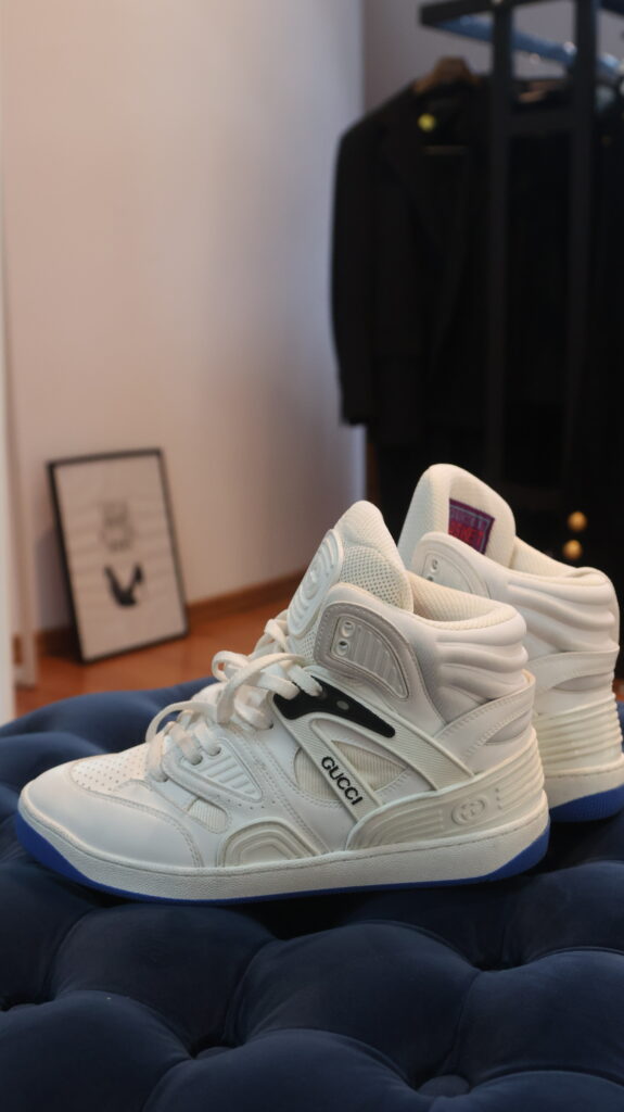 Gucci sneakersy białe wysokie