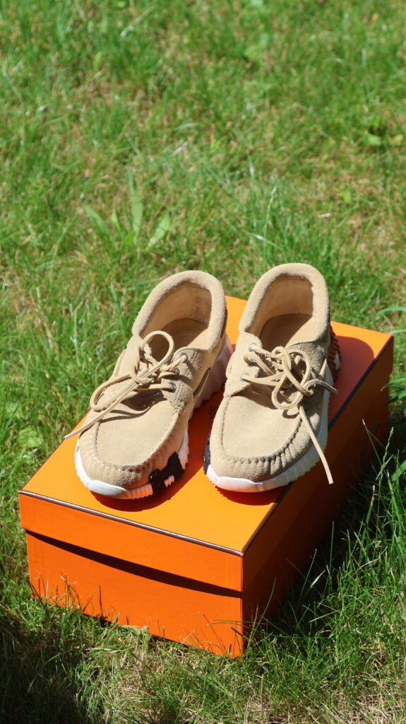 Hermès Kelly Sneakers beżowe