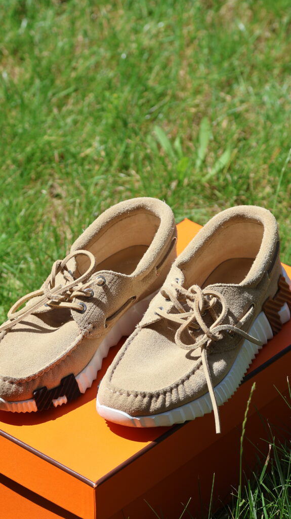 Hermès Kelly Sneakers beżowe