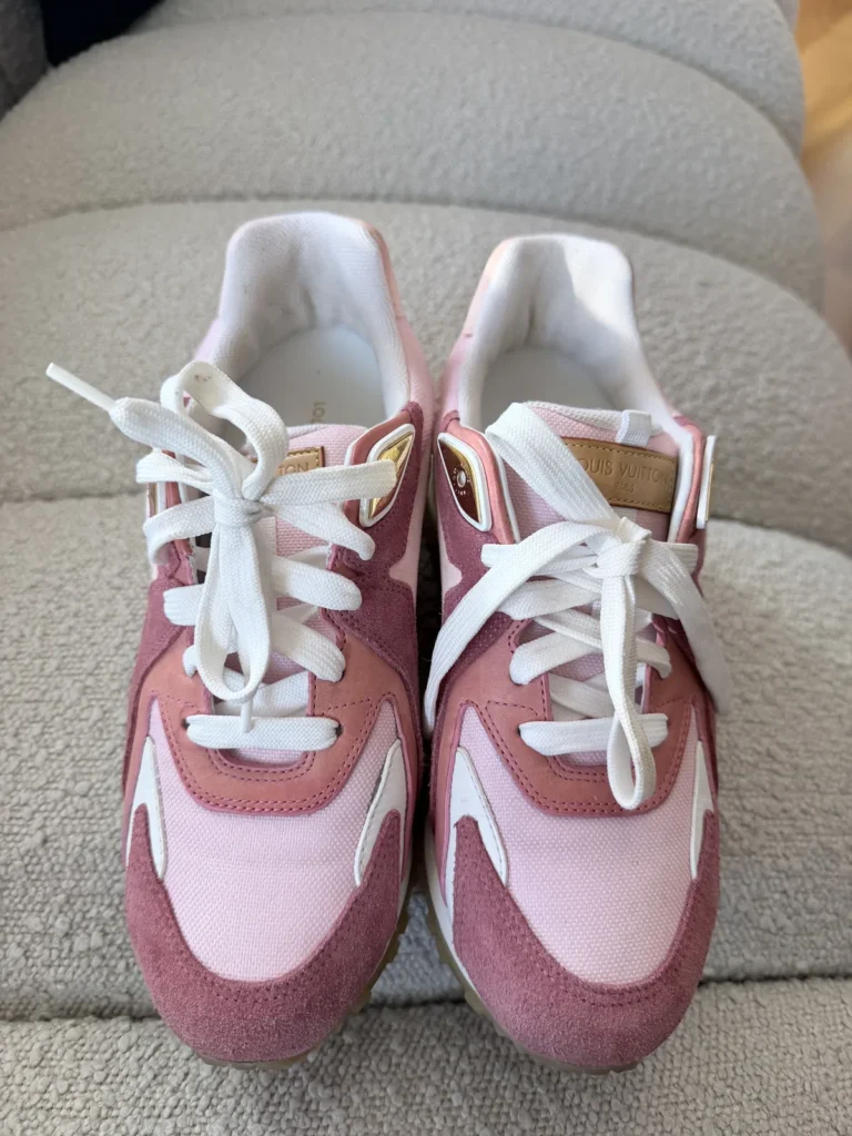 Louis Vuitton Sneakersy różowe